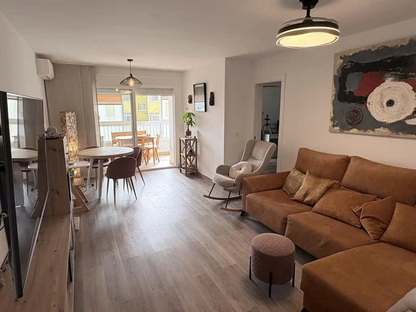 Flat for sale in Calle Gomera, 14, Centro ciudad Living room of Flat for sale in Fuengirola with Air Conditioner, Terrace and Storage room