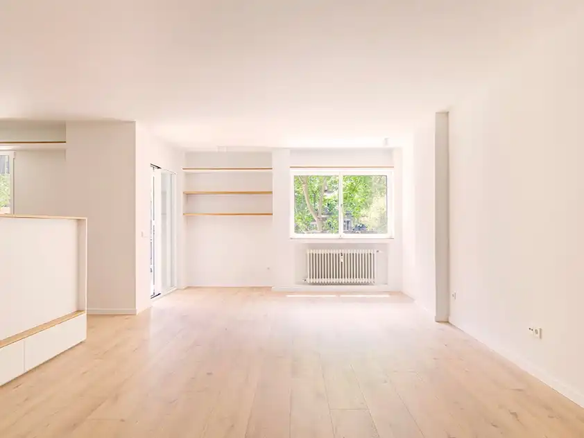 Sala d'estar de Pis en venda en  Madrid Capital amb Aire condicionat, Terrassa i Balcó