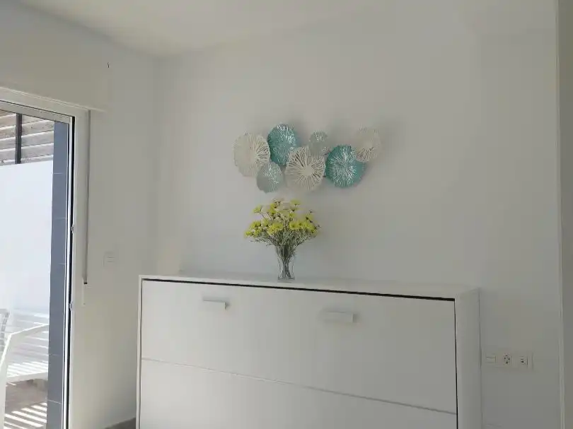 Habitación de Casa adosada de alquiler en Santa Pola con Aire acondicionado, Terraza y Piscina