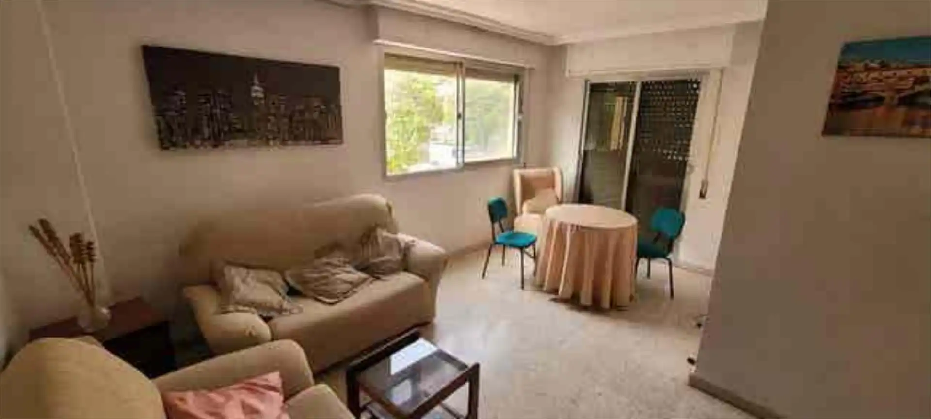 Flat for rent in Infante Juan Manuel Living room of Flat for rent in Murcia with Terrace and Furnished