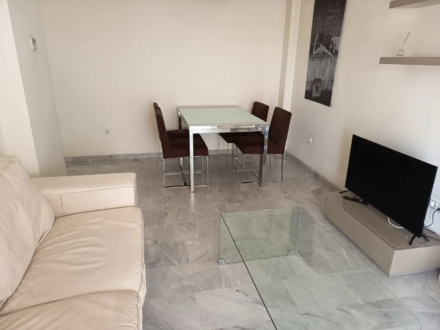Dining room of Attic for rent in Almería  with Air Conditioner, Terrace and Storage room