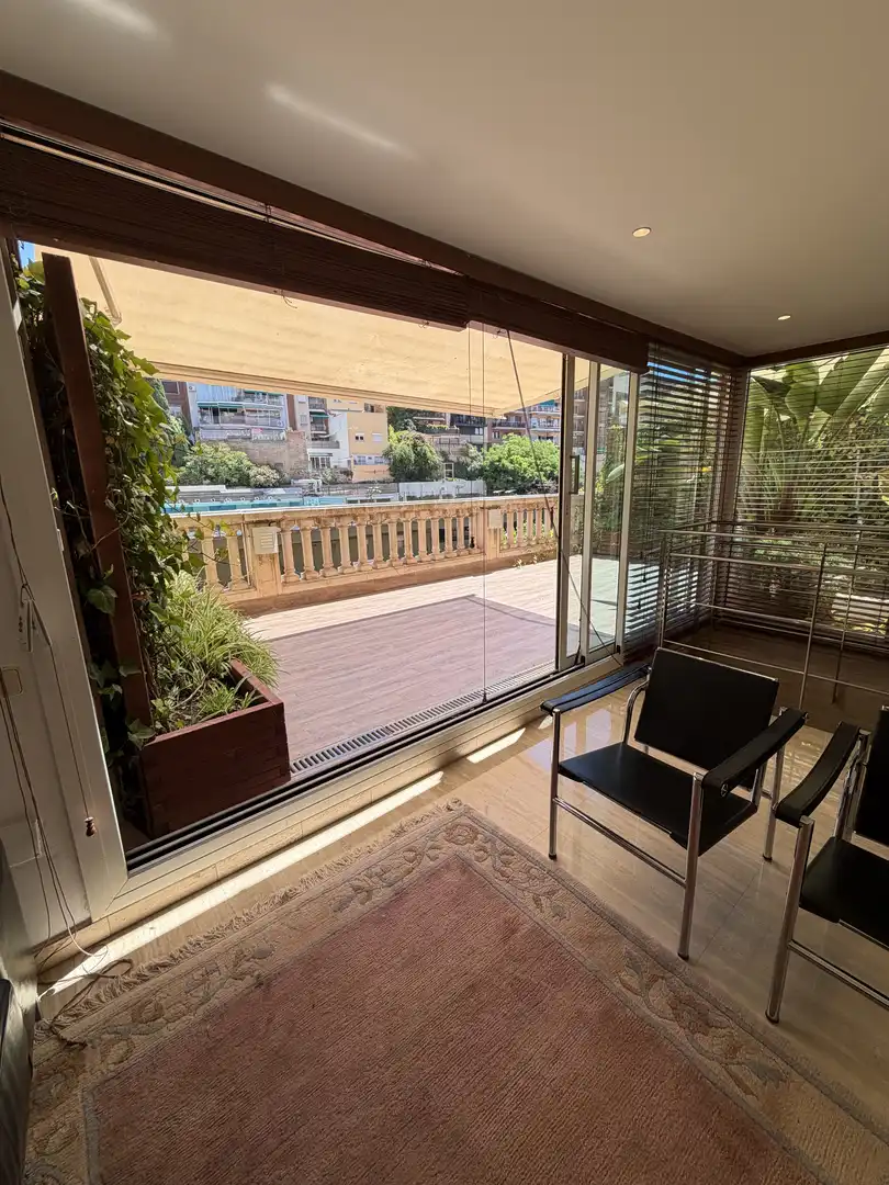 Erdgeschoss zur Miete in Passatge de Forasté, 15, El Putget i el Farró Terrasse von Erdgeschoss zur Miete in Barcelona Capital mit Klimaanlage und Terrasse