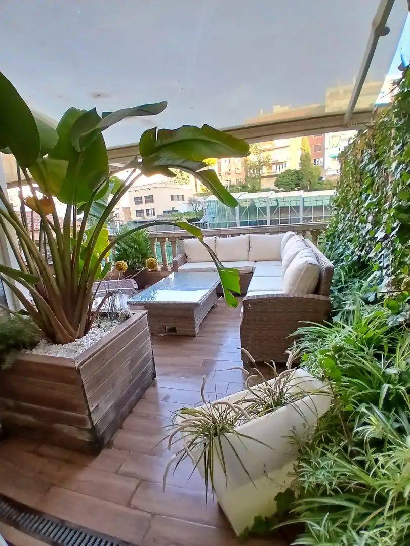 Ground floor for rent in Passatge de Forasté, 15, El Putget i el Farró Terrace of Ground floor for rent in Barcelona with Air Conditioner, Heating and Parquet flooring