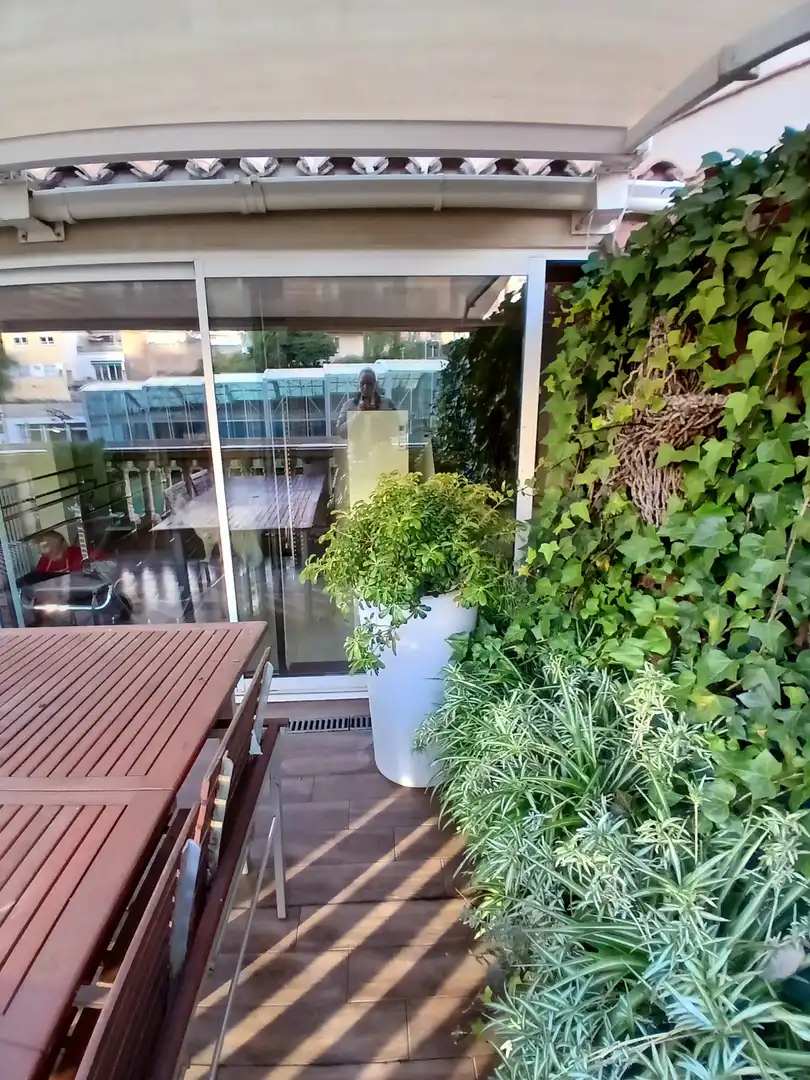 Ground floor for rent in Passatge de Forasté, 15, El Putget i el Farró Terrace of Ground floor for rent in Barcelona with Air Conditioner, Heating and Parquet flooring