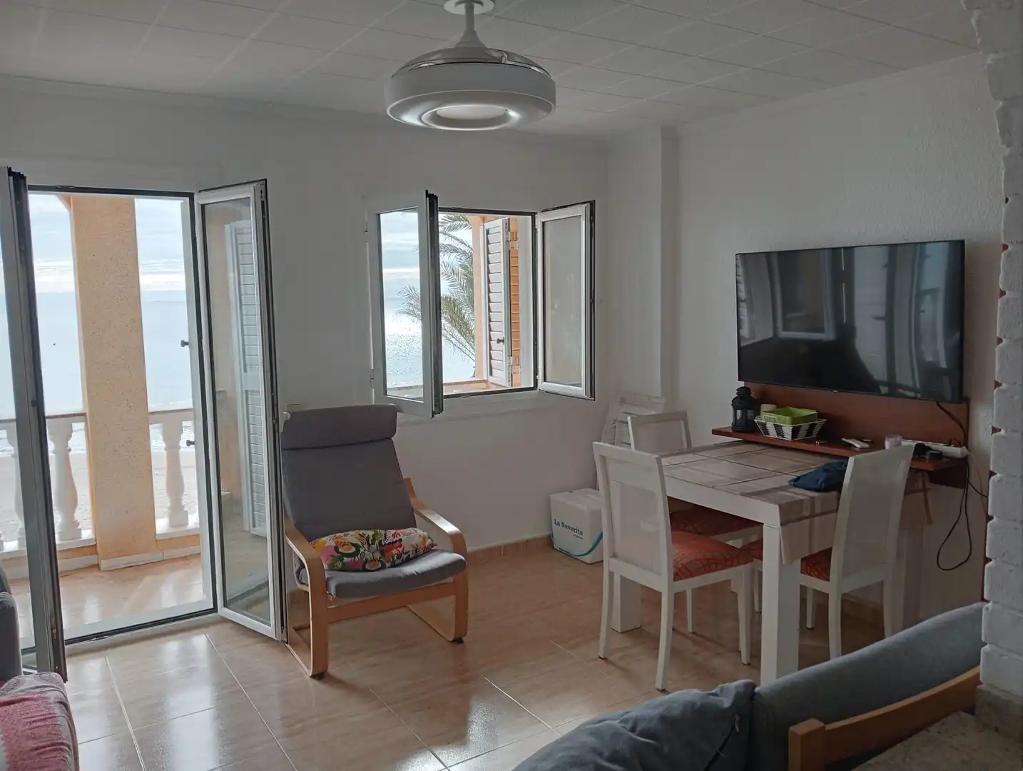 Living room of Apartments for rent in Pilar de la Horadada  with Air Conditioner, Heating and Terrace