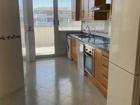 Kitchen of Flat for rent in Castellón de la Plana / Castelló de la Plana  with Air Conditioner, Heating and Parquet flooring