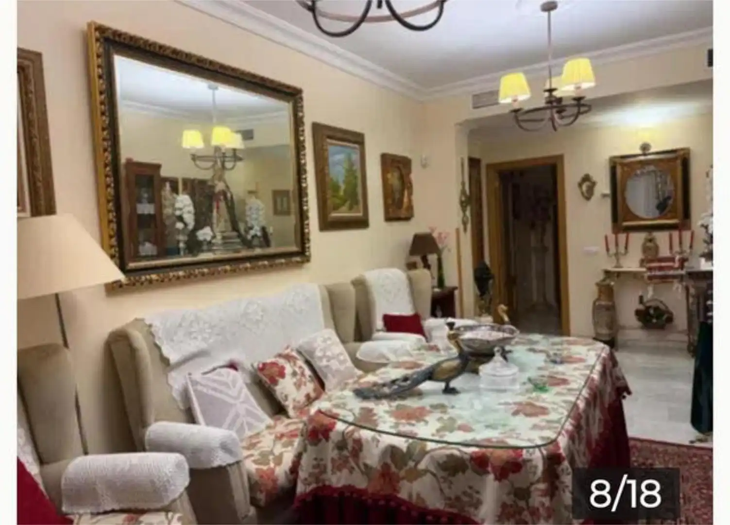 Menjador de Apartament de lloguer en Sanlúcar la Mayor
