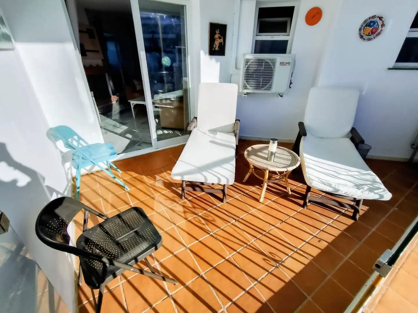Wohnung zur Miete in Calle Suecia, 1, Mijas Golf Terrasse von Wohnung zur Miete in Mijas mit Klimaanlage, Terrasse und Abstellraum