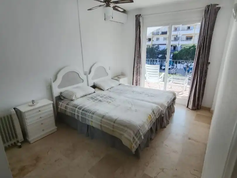 Wohnung zur Miete in Calle Suecia, 1, Mijas Golf Schlafzimmer von Wohnung zur Miete in Mijas mit Klimaanlage, Terrasse und Abstellraum