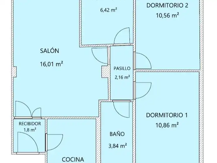 Flat for sale in Pinto  with Air Conditioner and Terrace