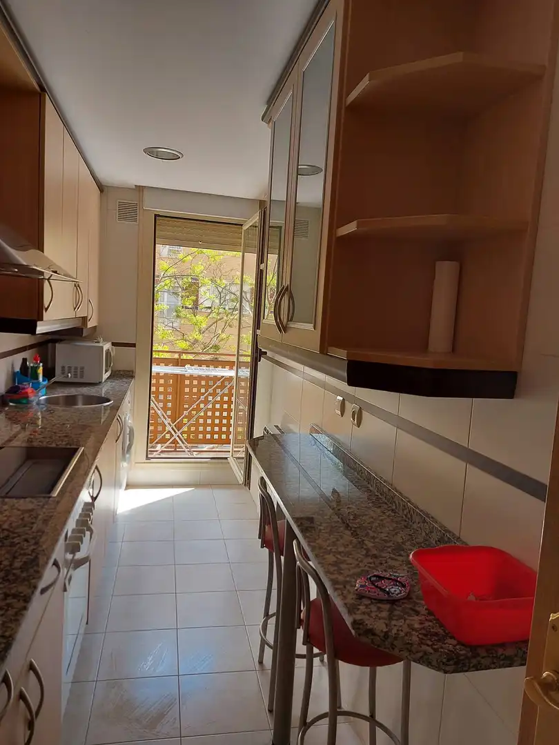 Kitchen of Flat for sale in Salamanca Capital  with Swimming Pool and Balcony