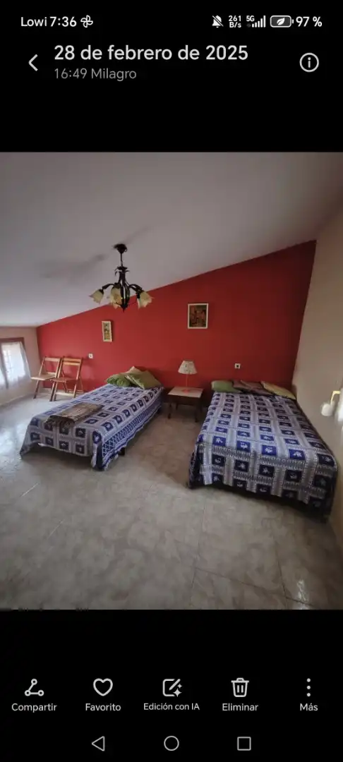 Habitación de Casa adosada para compartir en Milagro con Amueblado, Horno y Lavadora
