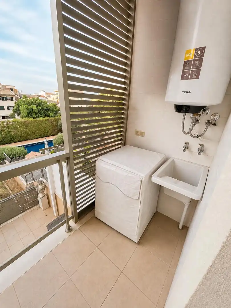 Piso de alquiler en Carrer Guillem Santandreu, 7, Lloseta Terraza de Piso de alquiler en Lloseta con Terraza, Piscina y Parking comunitario