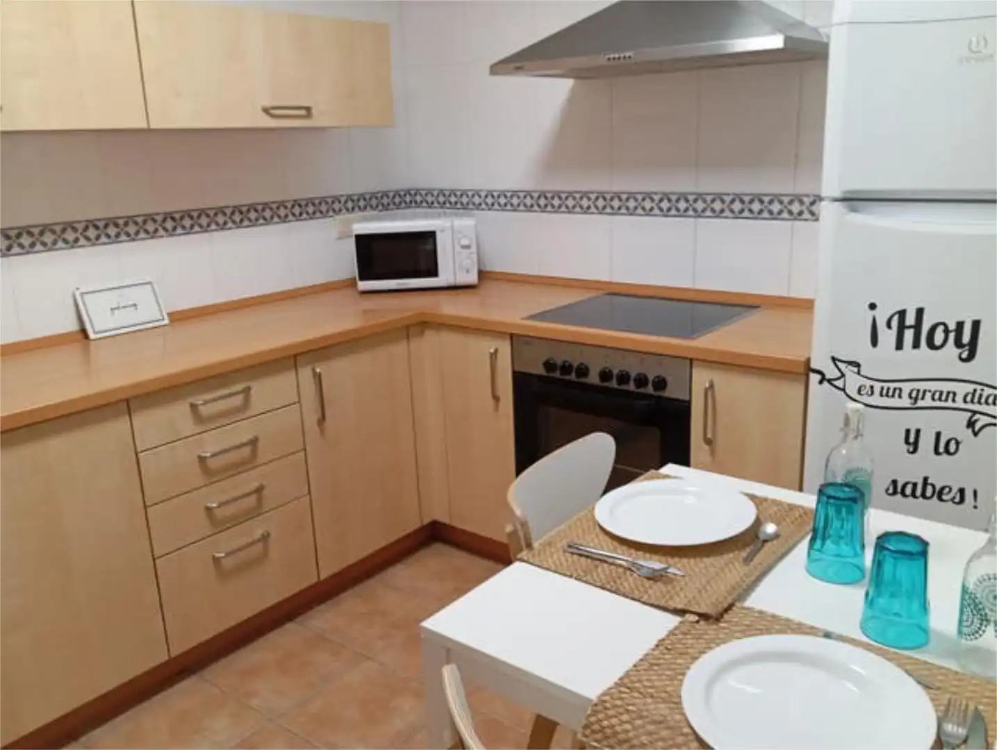 Cocina de Piso de alquiler en Melide con Trastero y Amueblado