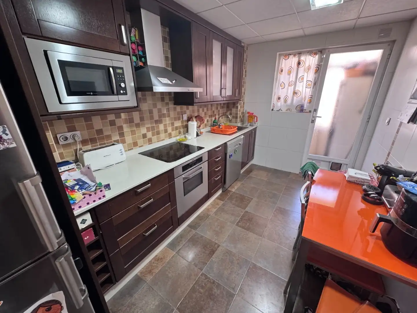 Küche von Wohnung zum Verkauf in Villena mit Balkon