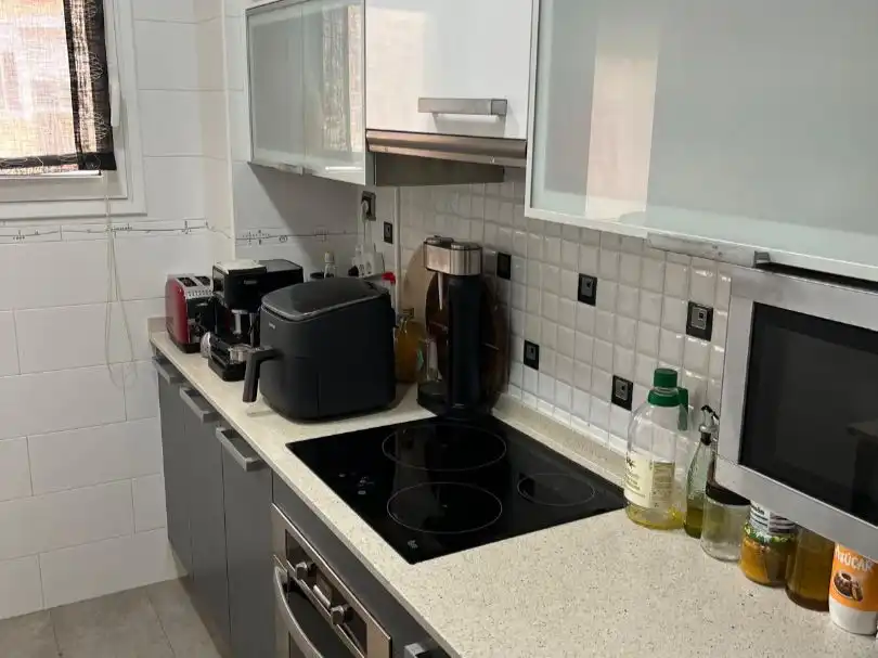 Kitchen of Flat for rent in Tarragona  with Air Conditioner, Parquet flooring and Furnished