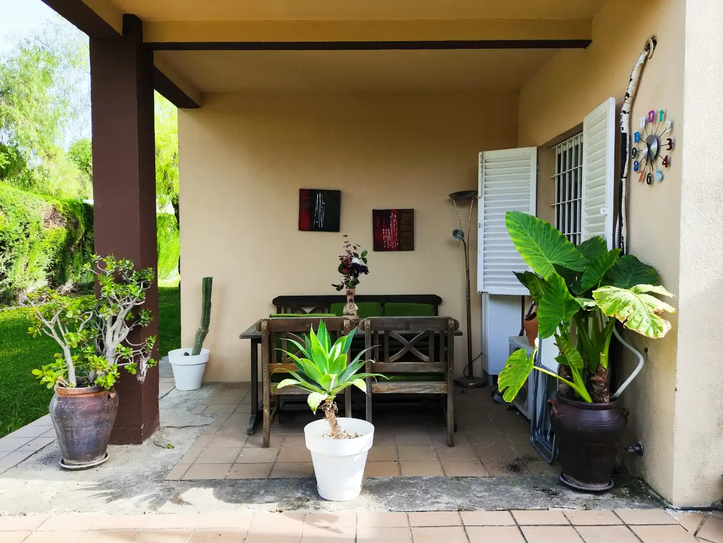 Terrassa de Apartament de lloguer en Montequinto amb Aire condicionat, Calefacció i Jardí privat