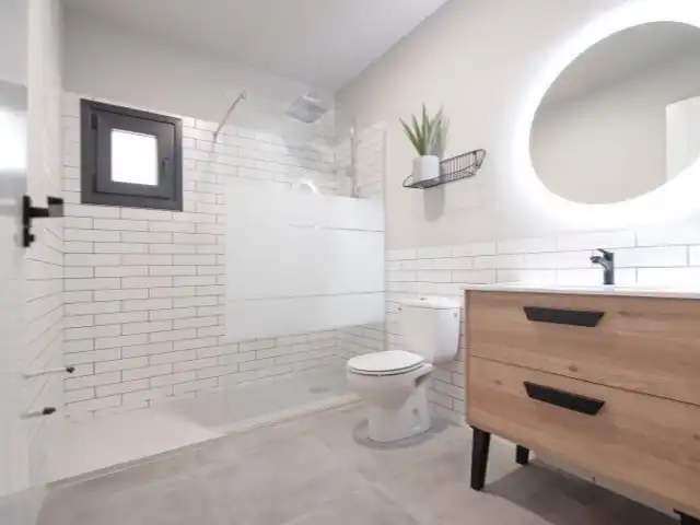 Badezimmer von Einfamilien-Reihenhaus zum Verkauf in El Pinós / Pinoso mit Terrasse