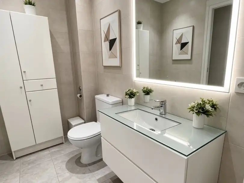 Piso en venta en Carretera del Juncal, 1, El Juncal - Vallealto Baño de Piso en venta en El Puerto de Santa María con Parquet