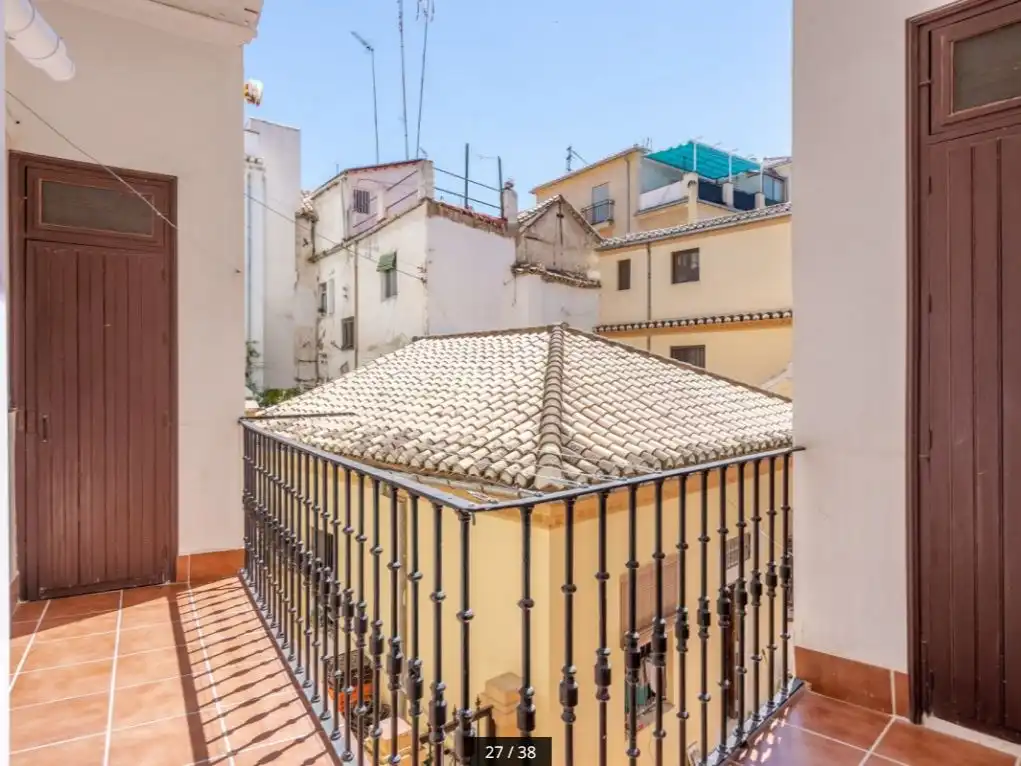 Flat for rent in Calle Santa Escolástica, San Matías - Realejo Balcony of Flat for rent in Granada with Air Conditioner, Heating and Terrace