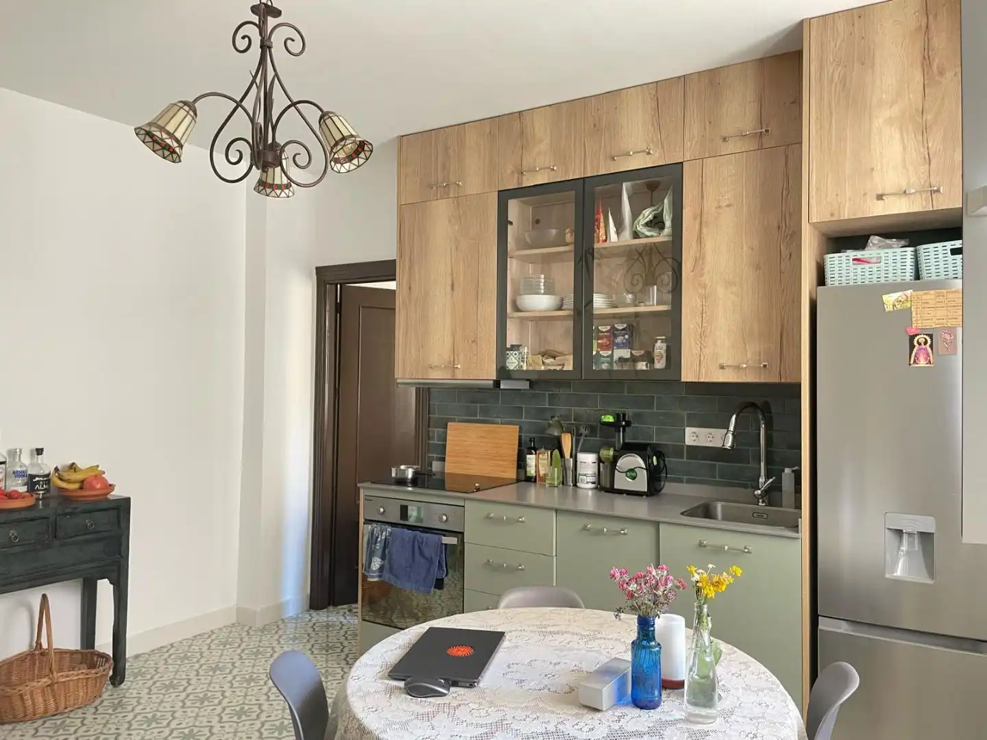 Flat for rent in Calle Santa Escolástica, San Matías - Realejo Kitchen of Flat for rent in Granada with Air Conditioner, Heating and Terrace