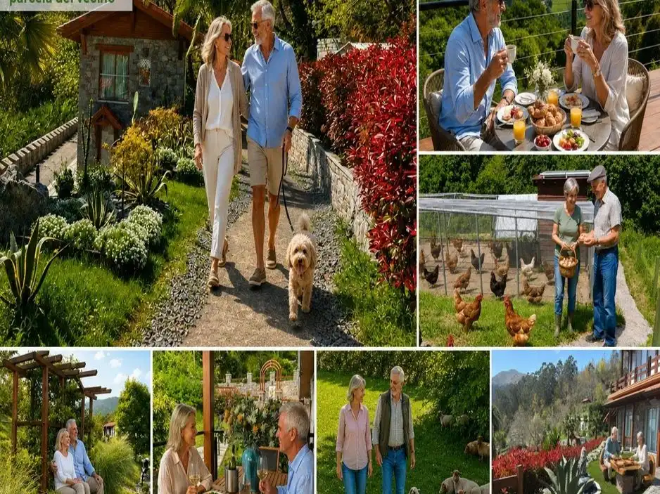 Country house zum Verkauf in Aldea Sinariega, 4, Parres Garten von Country house zum Verkauf in Parres mit Privatgarten und Schwimmbad