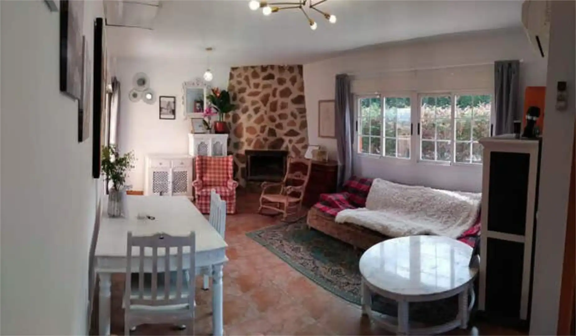 Living room of Detached homes for sale in Zarzuela del Monte  with Heating, Private garden and Terrace