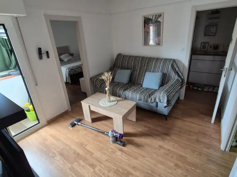 Piso en venta en Carrer del General Prim, 67, Santa Eulàlia Sala de estar de Piso en venta en L'Hospitalet de Llobregat con Aire acondicionado y Terraza