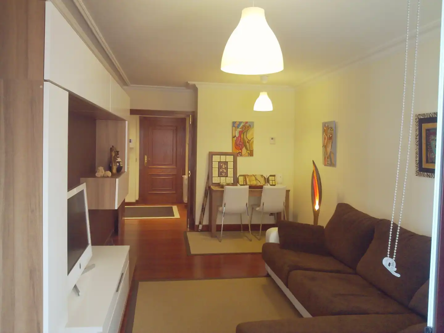 Flat for rent in Itsasalde, Capitán Mendizabal - La Sardinera Living room of Flat for rent in Santurtzi with Heating, Parquet flooring and Terrace