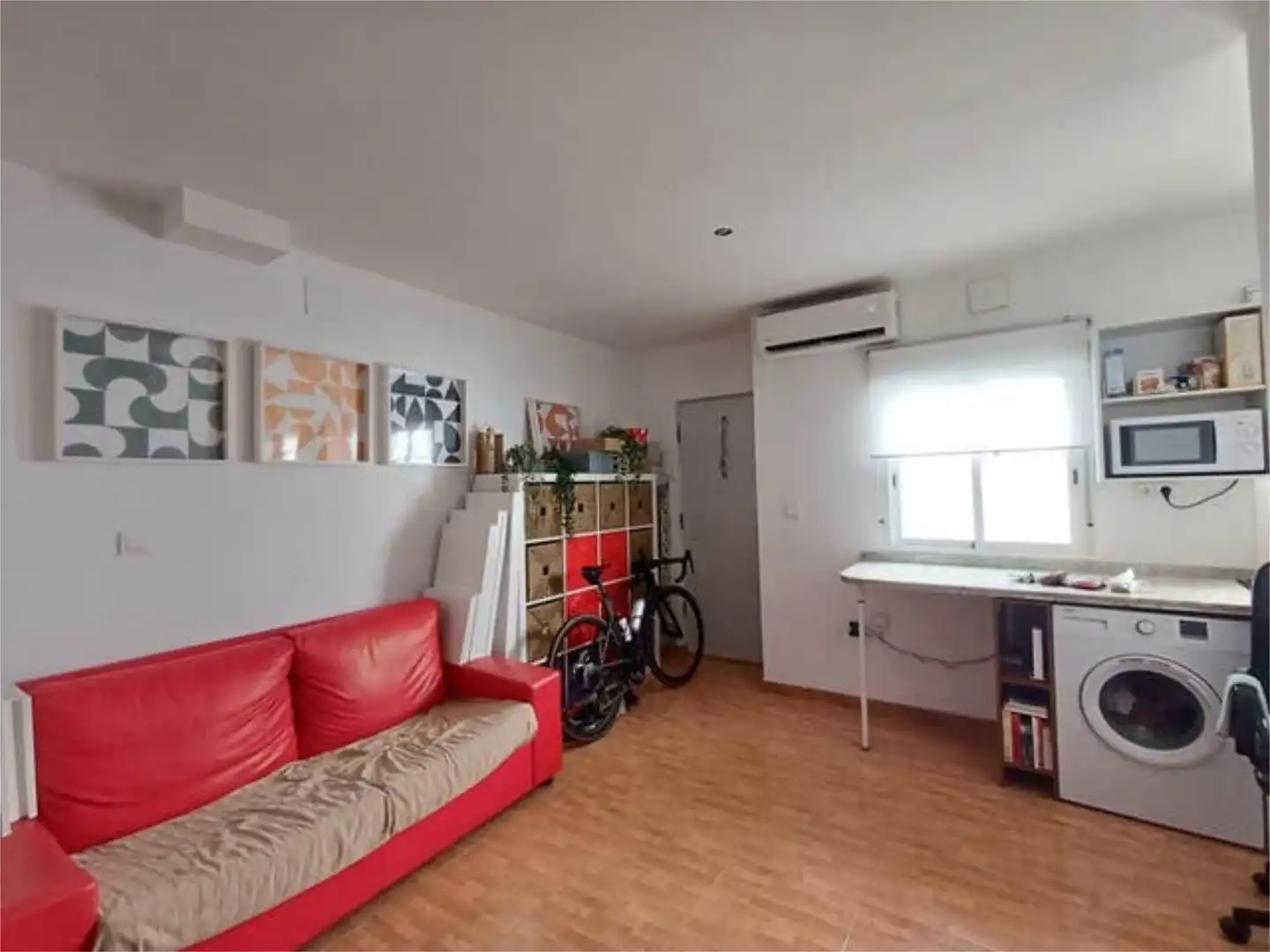 Sala de estar de Apartamento de alquiler en Sevilla con Calefacción y Amueblado