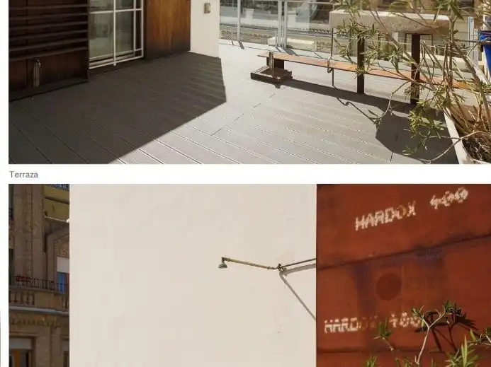 Wohnung zur Miete in Carrer de Roger de Llòria, 7, Sant Francesc Terrasse von Wohnung zur Miete in Valencia Capital mit Klimaanlage und Terrasse