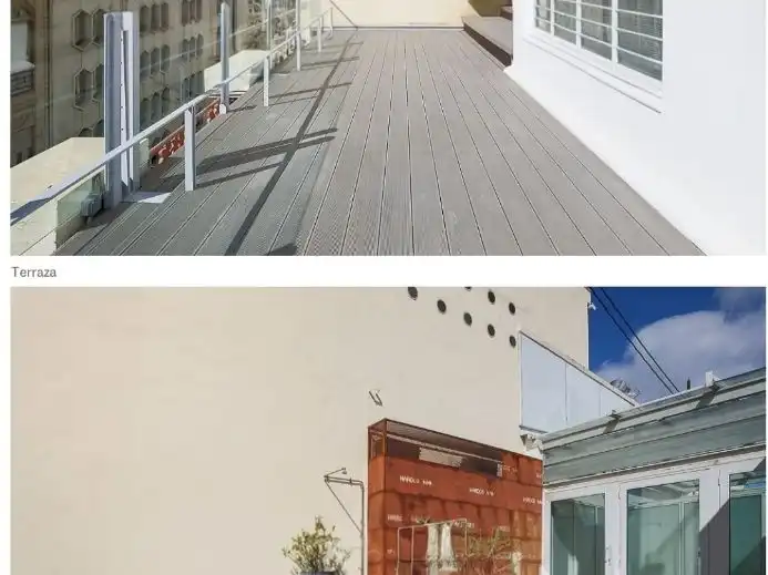 Wohnung zur Miete in Carrer de Roger de Llòria, 7, Sant Francesc Terrasse von Wohnung zur Miete in Valencia Capital mit Klimaanlage und Terrasse