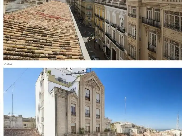 Wohnung zur Miete in Carrer de Roger de Llòria, 7, Sant Francesc Außenansicht von Wohnung zur Miete in Valencia Capital mit Klimaanlage und Terrasse