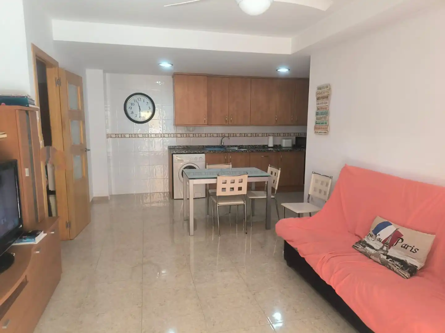 Piso de alquiler en Calle Santo Domingo, 12, Moncófar Playa Cocina de Piso de alquiler en Moncofa con Calefacción, Terraza y Piscina