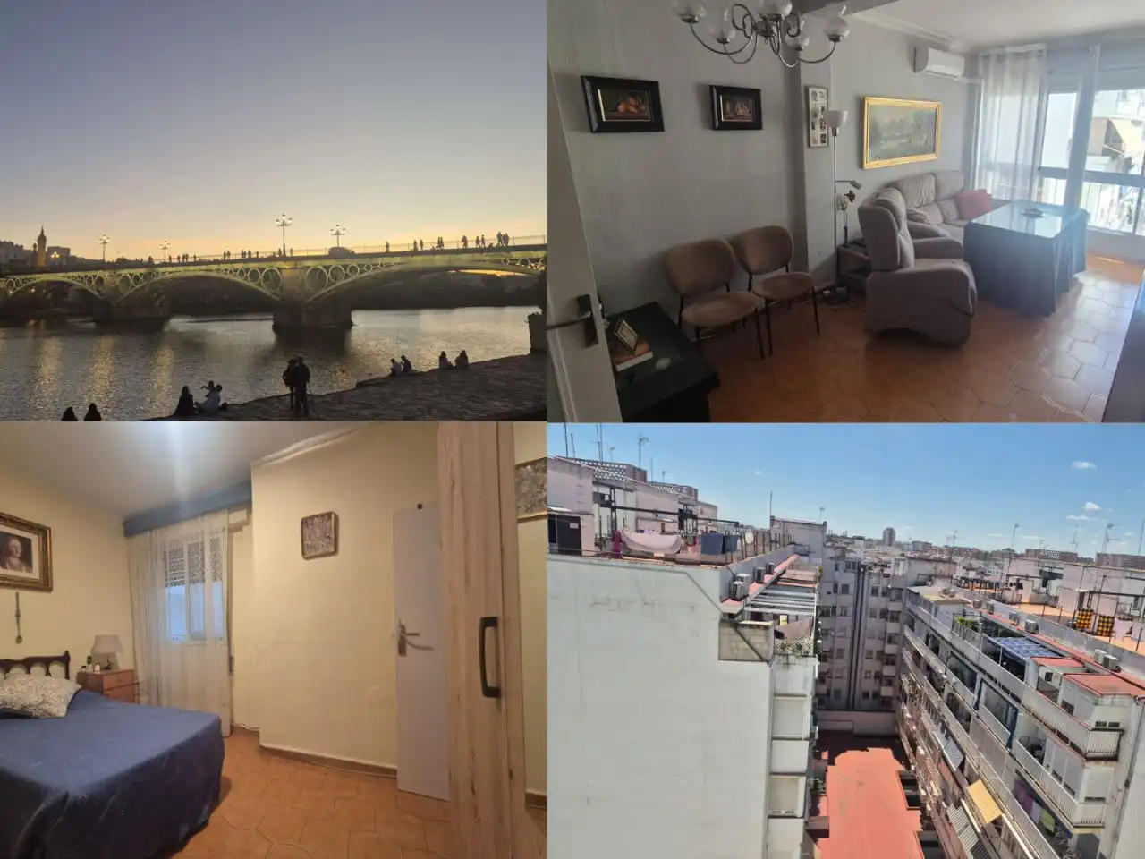 Außenansicht von Wohnung zum Verkauf in  Sevilla Capital mit Klimaanlage