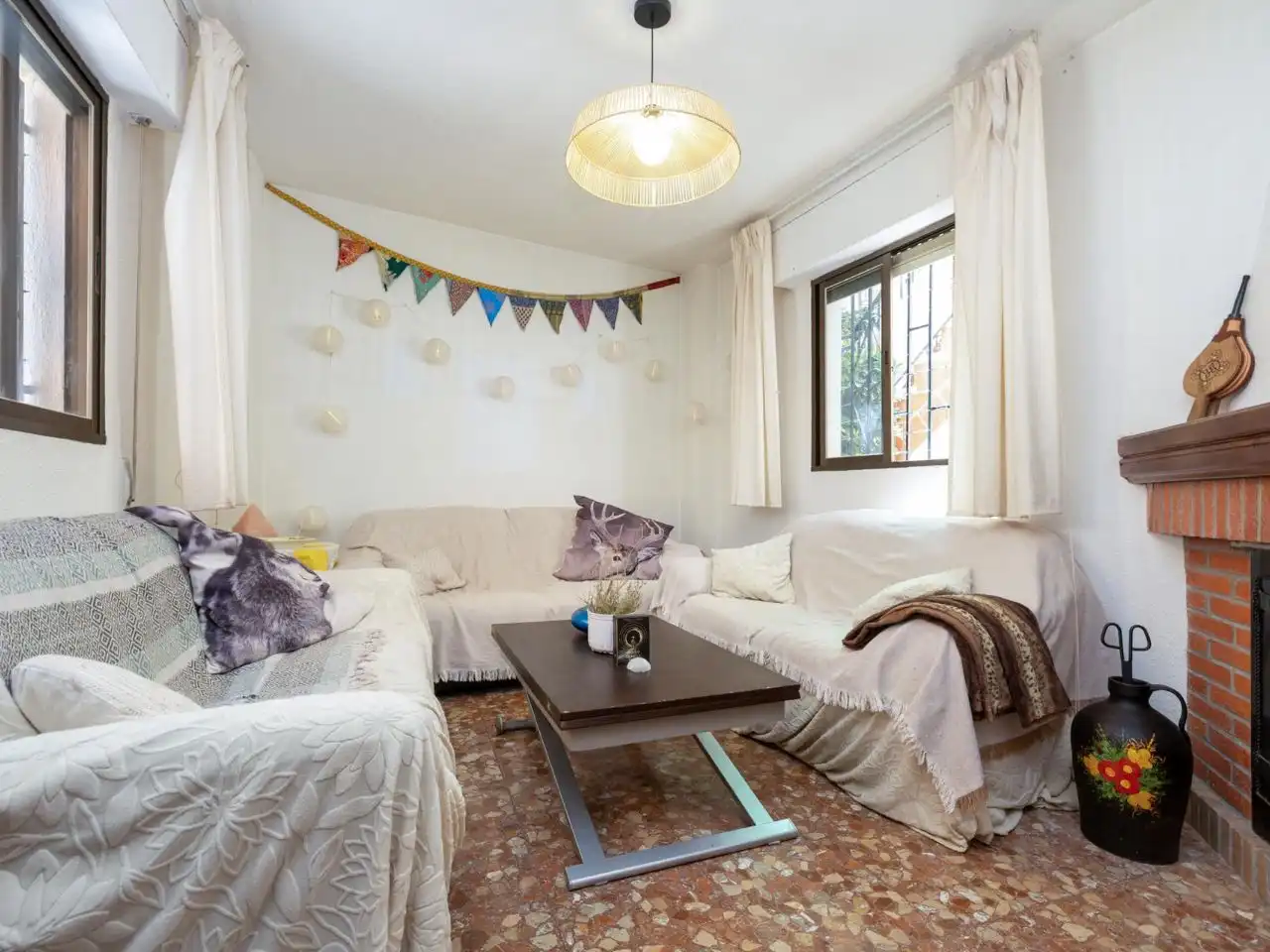Casa adosada en venta en Calle San Vicente, 18, Güéjar Sierra Sala de estar de Casa adosada en venta en Güéjar Sierra con Terraza
