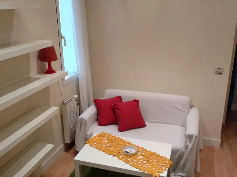 Living room of Apartments for rent in  Madrid Capital  with Air Conditioner