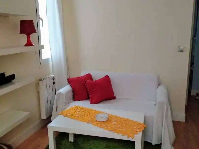 Living room of Apartments for rent in  Madrid Capital  with Air Conditioner
