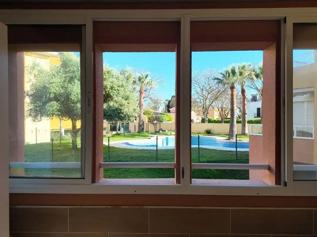 Flat for rent in Calle Mar del Norte, 10, Las Redes Garden of Flat for rent in El Puerto de Santa María with Terrace, Swimming Pool and Furnished