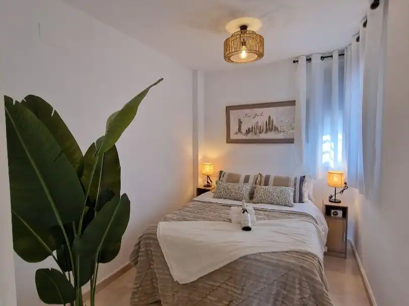 Bedroom of Flat for sale in Benalmádena  with Air Conditioner, Terrace and Balcony