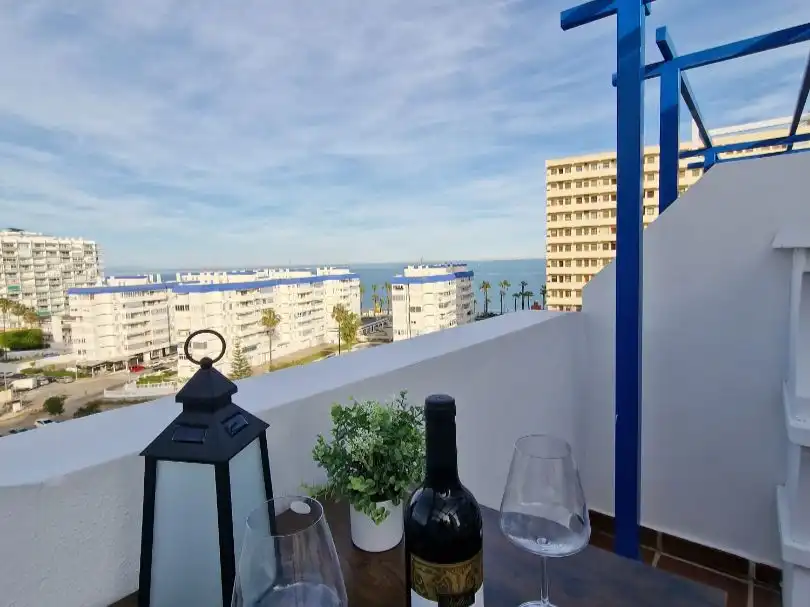 Balcony of Flat for sale in Benalmádena  with Air Conditioner, Terrace and Balcony