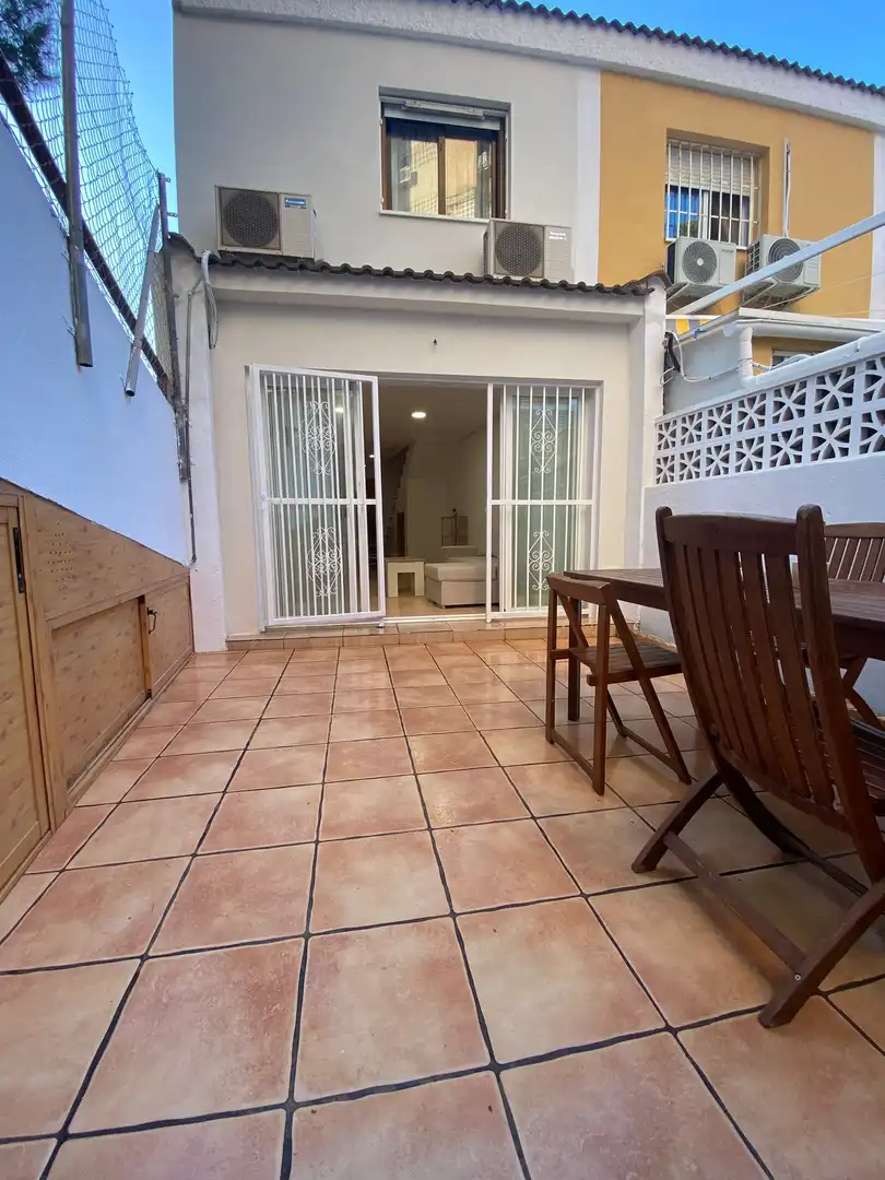 Terraza de Casa adosada en venta en Benidorm con Aire acondicionado, Jardín privado y Terraza