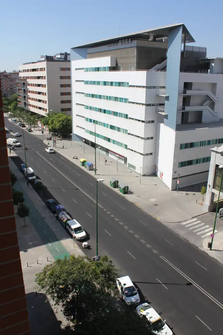 Exterior view of Flat for sale in Sevilla  with Air Conditioner, Heating and Parquet flooring