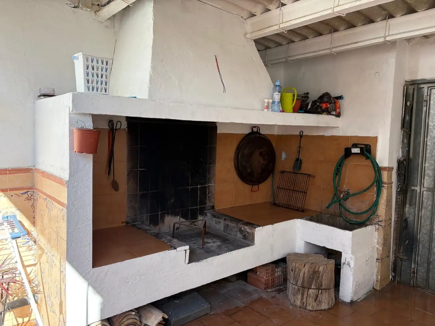 Cocina de Casa adosada en venta en Requena con Terraza