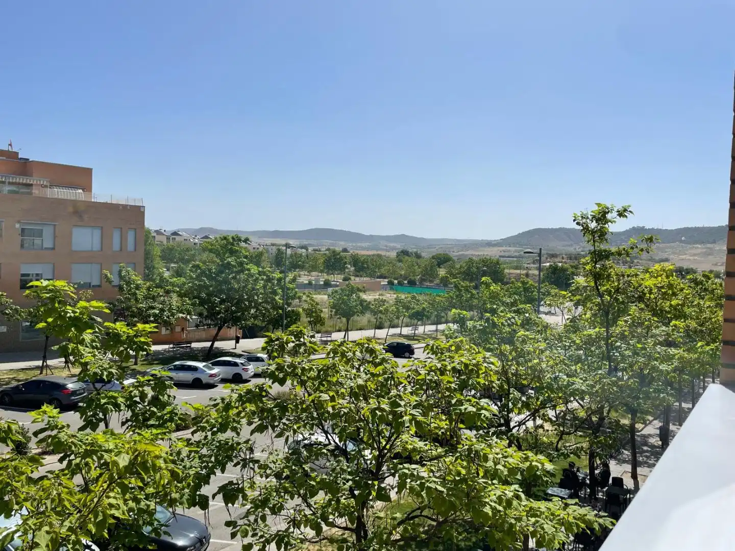 Vista exterior de Piso de alquiler en Villalbilla con Calefacción, Jardín privado y Parquet