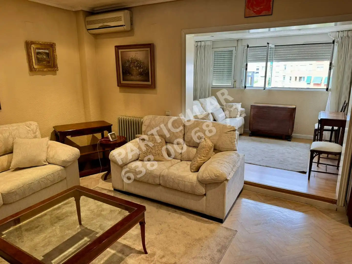 Piso en venta en Calle de Francisco Santos, 27, Guindalera Sala de estar de Piso en venta en Madrid Capital con Aire acondicionado