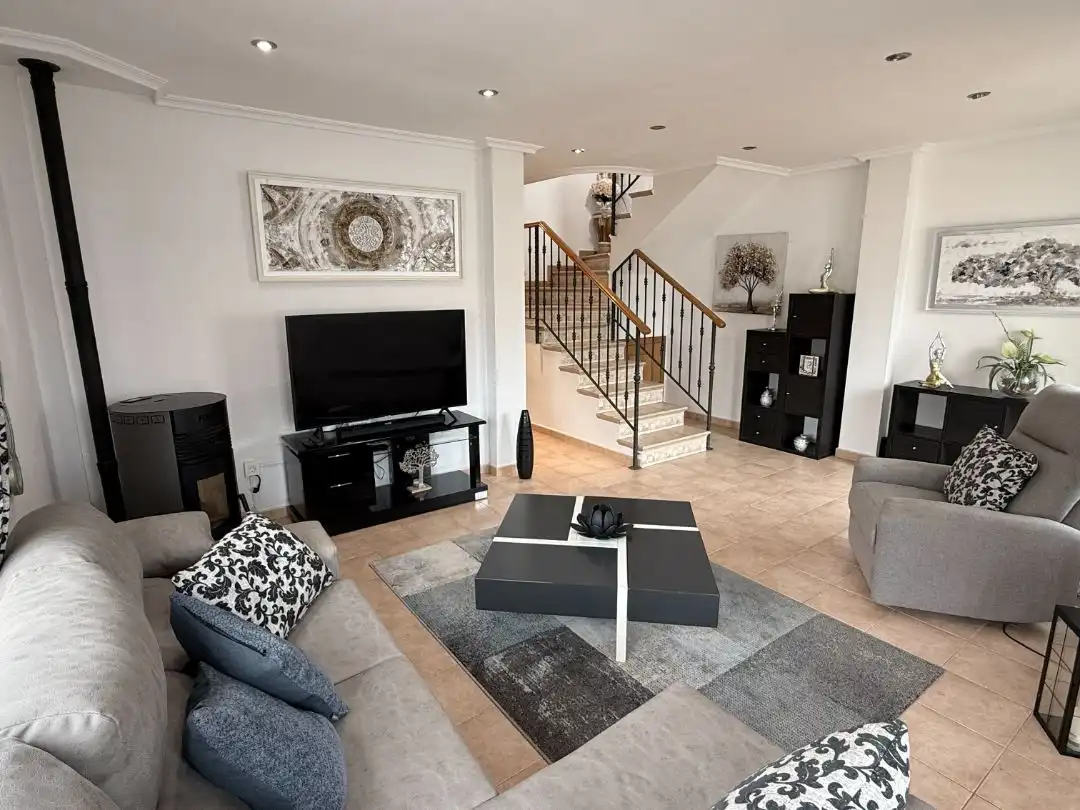 Casa o chalet en venta en Calle del Pozo, 7, Campo de Murcia Sala de estar de Casa o chalet en venta en Murcia Capital con Aire acondicionado, Terraza y Piscina