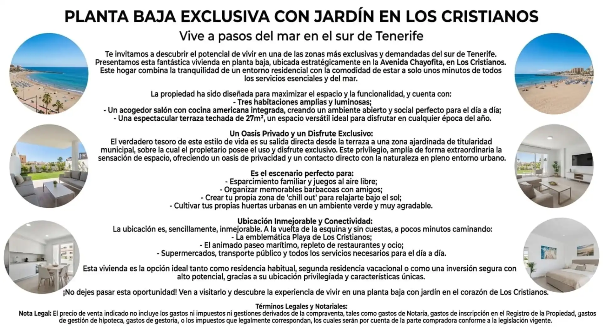Pis en venda a Avenida de Chayofita, 10, Los Cristianos Jardí de Pis en venda en Arona amb Jardí privat i Terrassa