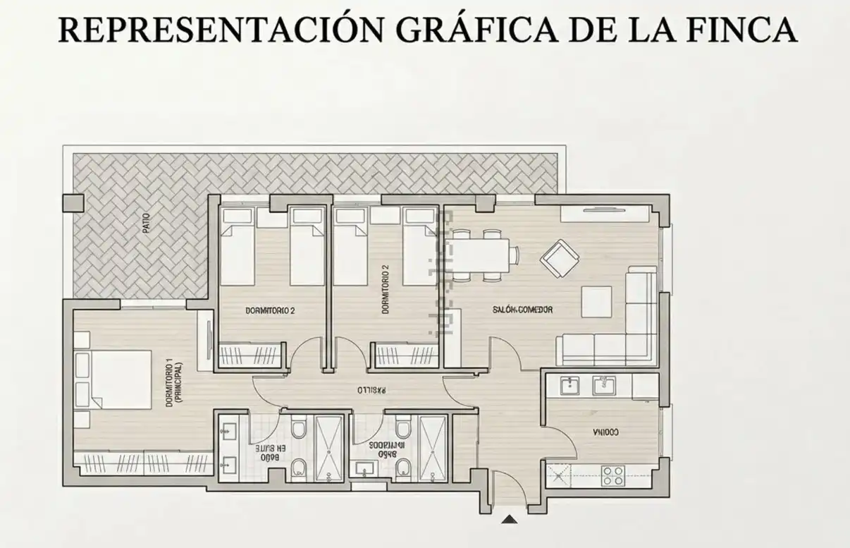 Wohnung zum Verkauf in Cañada Real Mestas, 2, Arroyo del Moro - Noreña