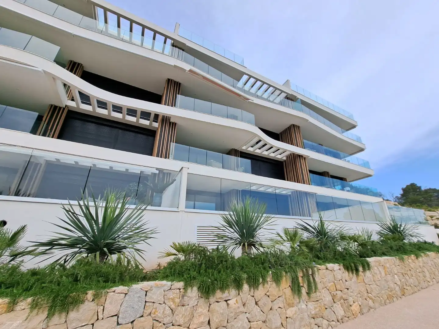 Außenansicht von Wohnung zum Verkauf in Villajoyosa / La Vila Joiosa mit Klimaanlage, Schwimmbad und Balkon
